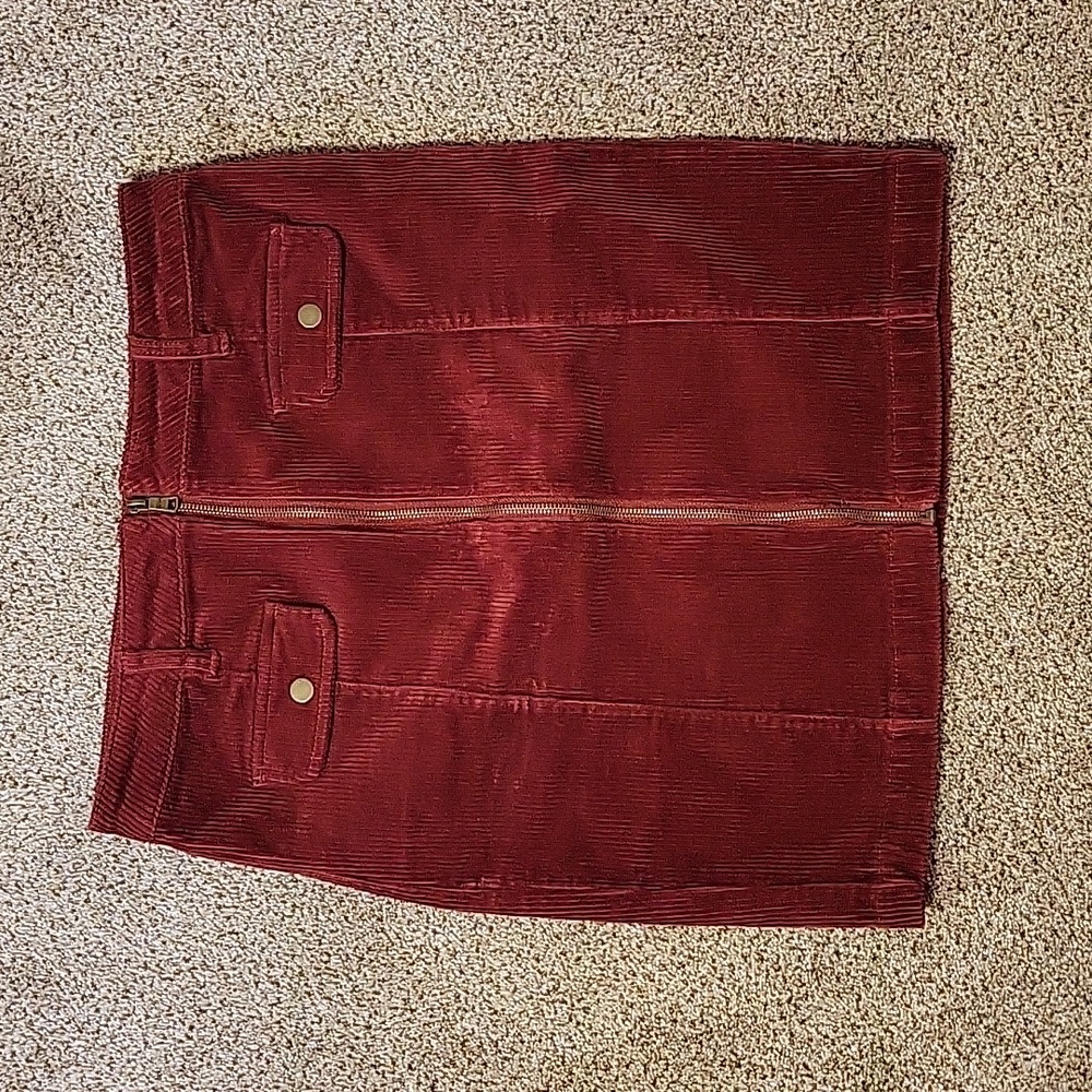 Corduroy skirt